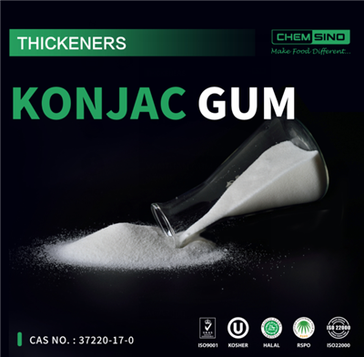 تطبيق Konjac Gum في صناعة المواد الغذائية CAS NO.:37220-17-0