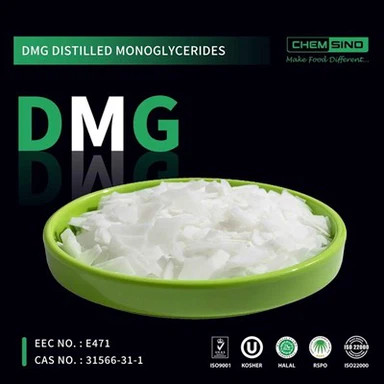 مكون غذائي E471 أحادي الجلسريد المقطر DMG فليك CAS رقم 123-94-4