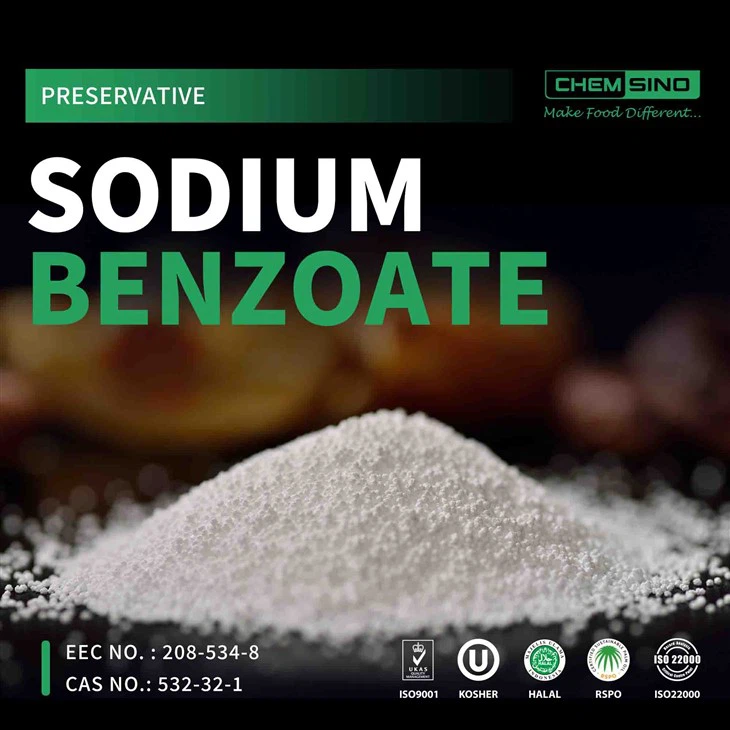 بنزوات الصوديوم E211 مادة حافظة في العناية بالبشرة والأغذية
