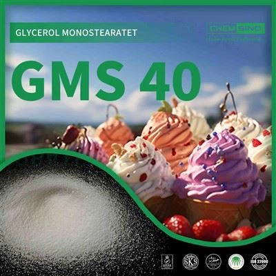 أفضل عرض الجلسرين أحادي ستيارات GMS 40 مسحوق CAS رقم 31566-31-1