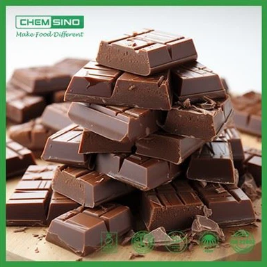 E471 مكون غذائي/مستحلب غذائي أحادي الجليسريد المقطر Dmg فليك CAS رقم 123-94-4 للحلوى والشوكولاتة
