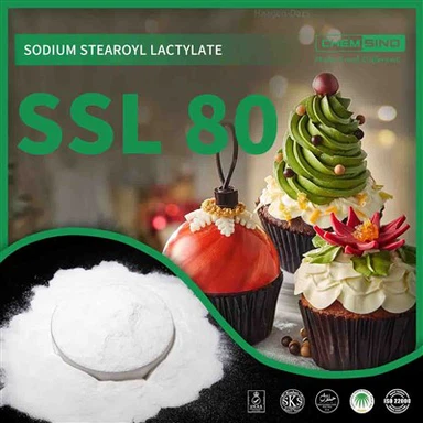 Sodium Stearoyl Lactylate SSL80 بالمائة: رفع جودة وملمس كعكتك