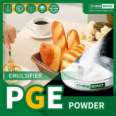 استرات polyglycerol من الأحماض الدهنية (PGE) مستحلب متعدد الاستخدامات في الطعام