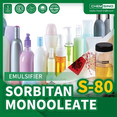 monoalate السوربيتان المستقر للتركيبات الصناعية